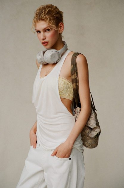 Out From Under Veronica Lace Pinch-Front Bandeau Bralette - Yellow