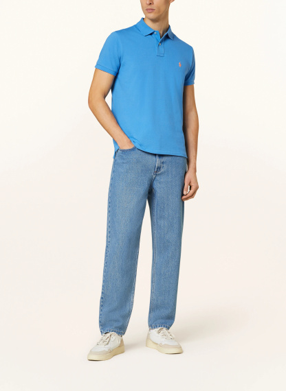 POLO RALPH LAUREN Piqué-Poloshirt Custom Slim Fit – BLAU (3)