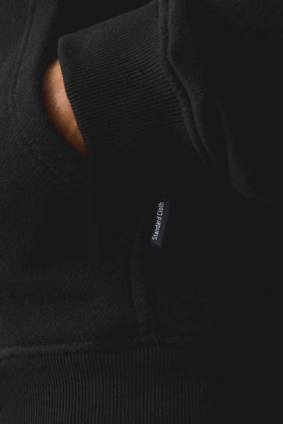 Standard Cloth Pregame Zip-Up Hoodie Sweatshirt - Black