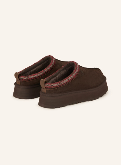 UGG Plateau-Pantoletten TAZZ – DUNKELBRAUN