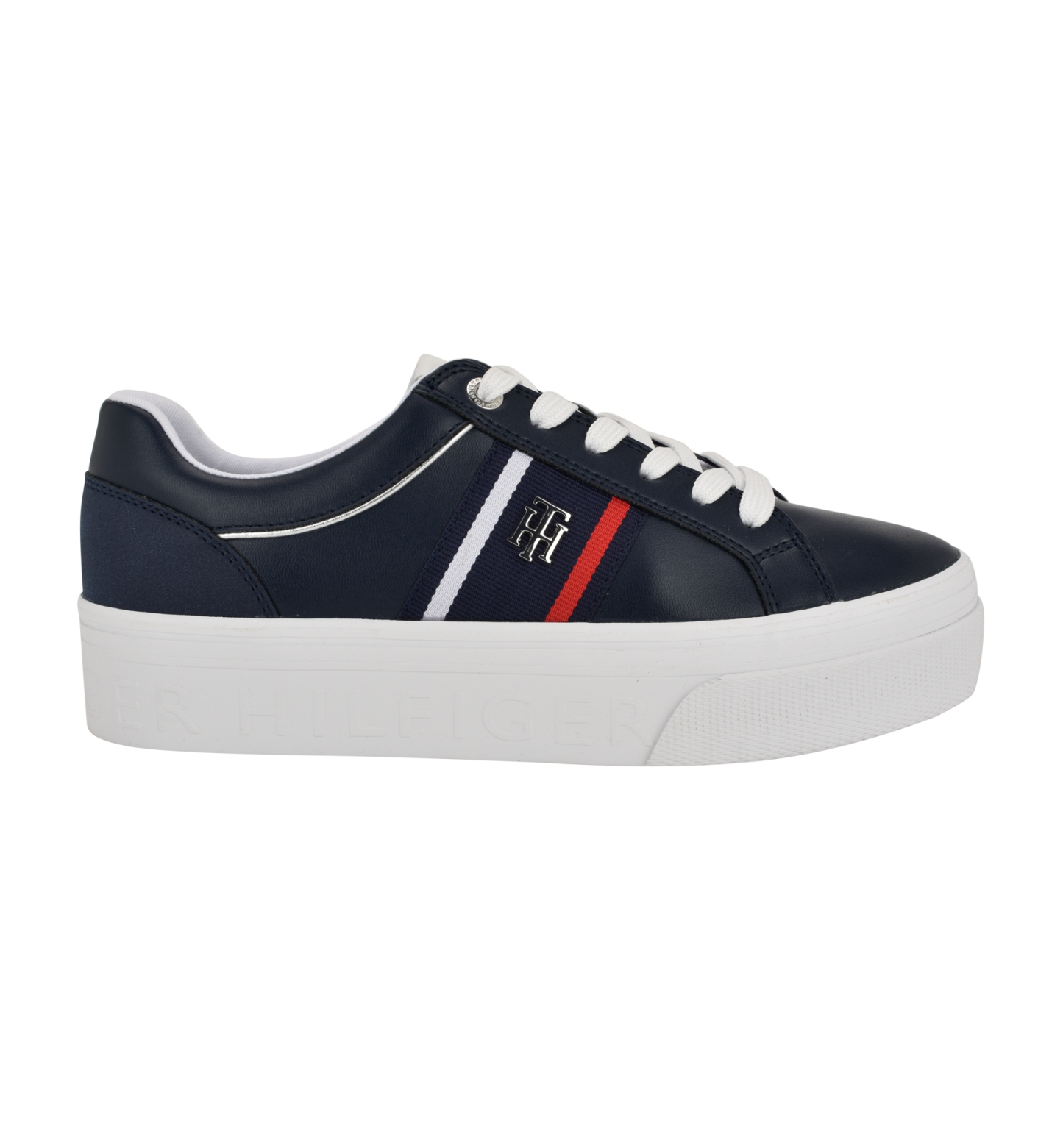 Tommy Hilfiger Women's Badria Logo Platform Sneakers - Dark Blue
