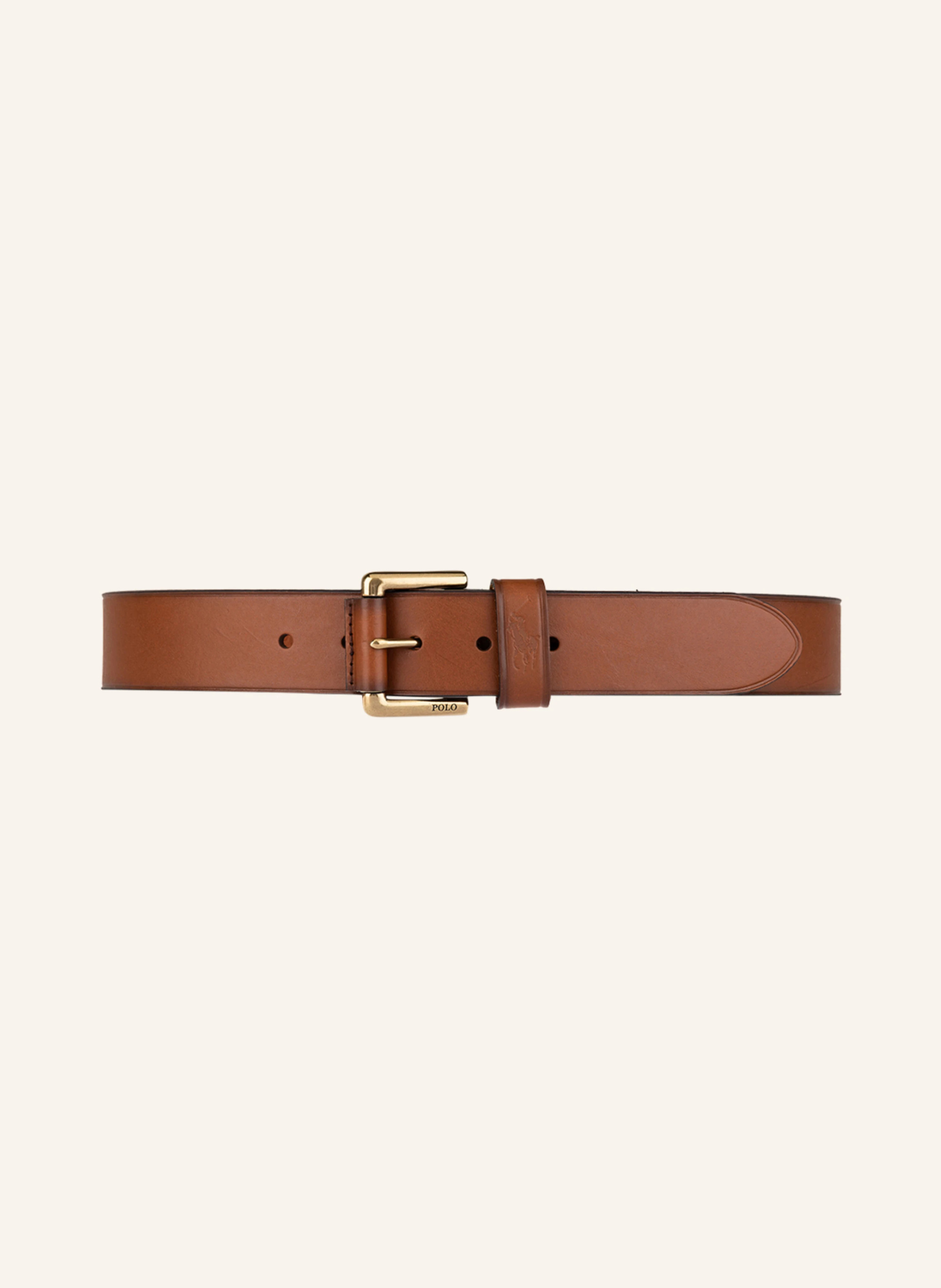 POLO RALPH LAUREN Ledergürtel – COGNAC