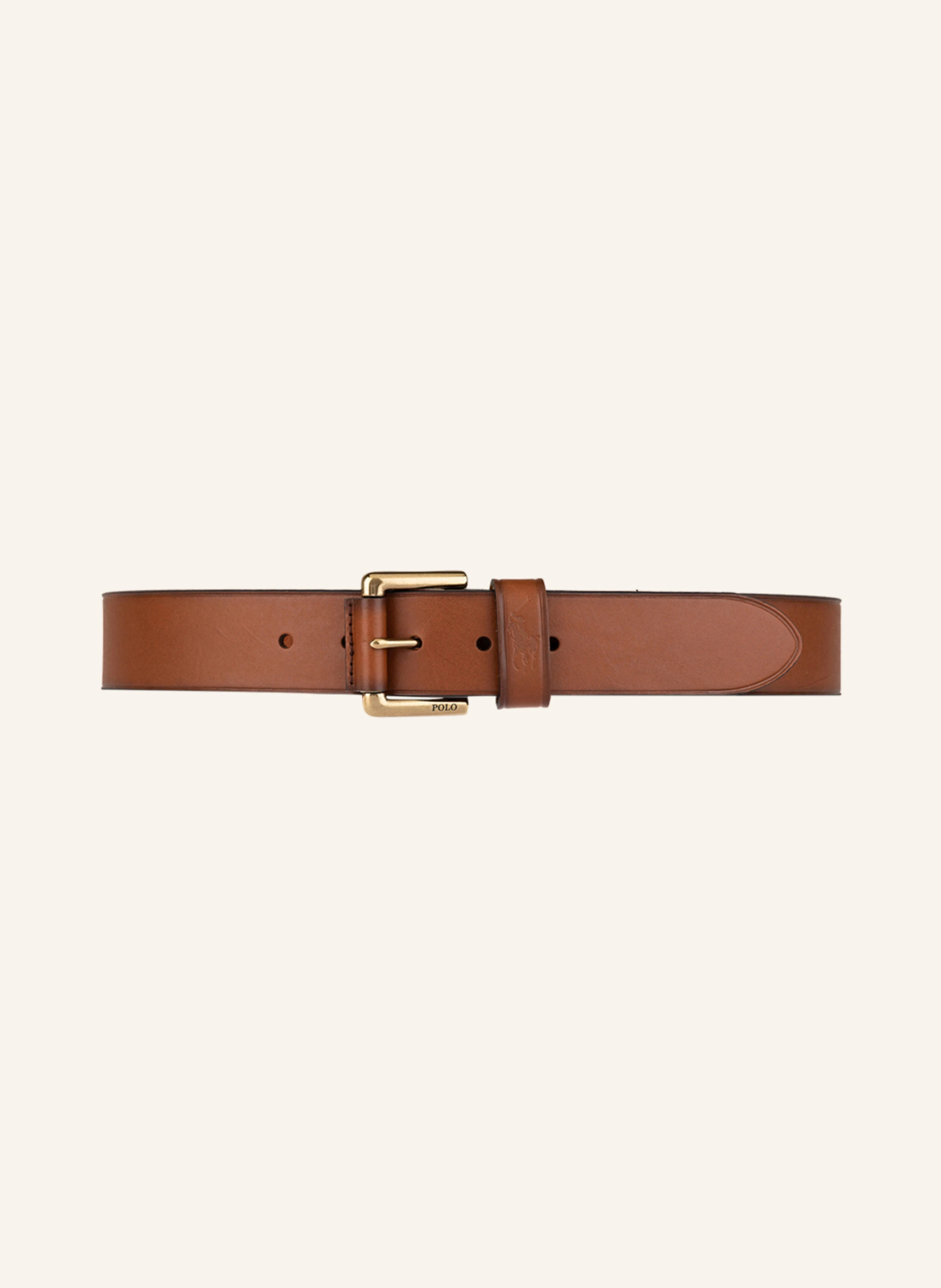 POLO RALPH LAUREN Ledergürtel – COGNAC
