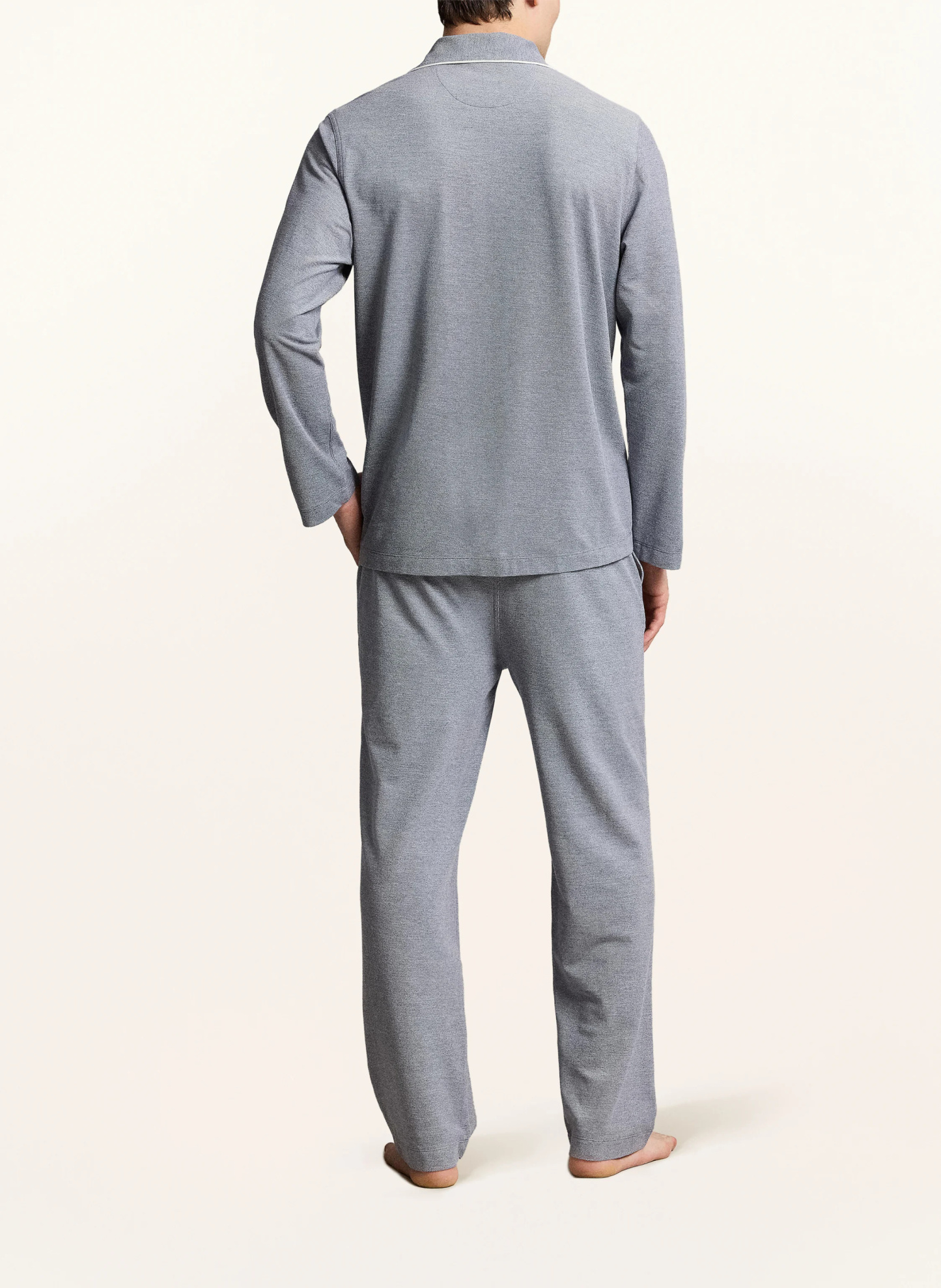 POLO RALPH LAUREN Schlafanzug – DUNKELBLAU / WEISS
