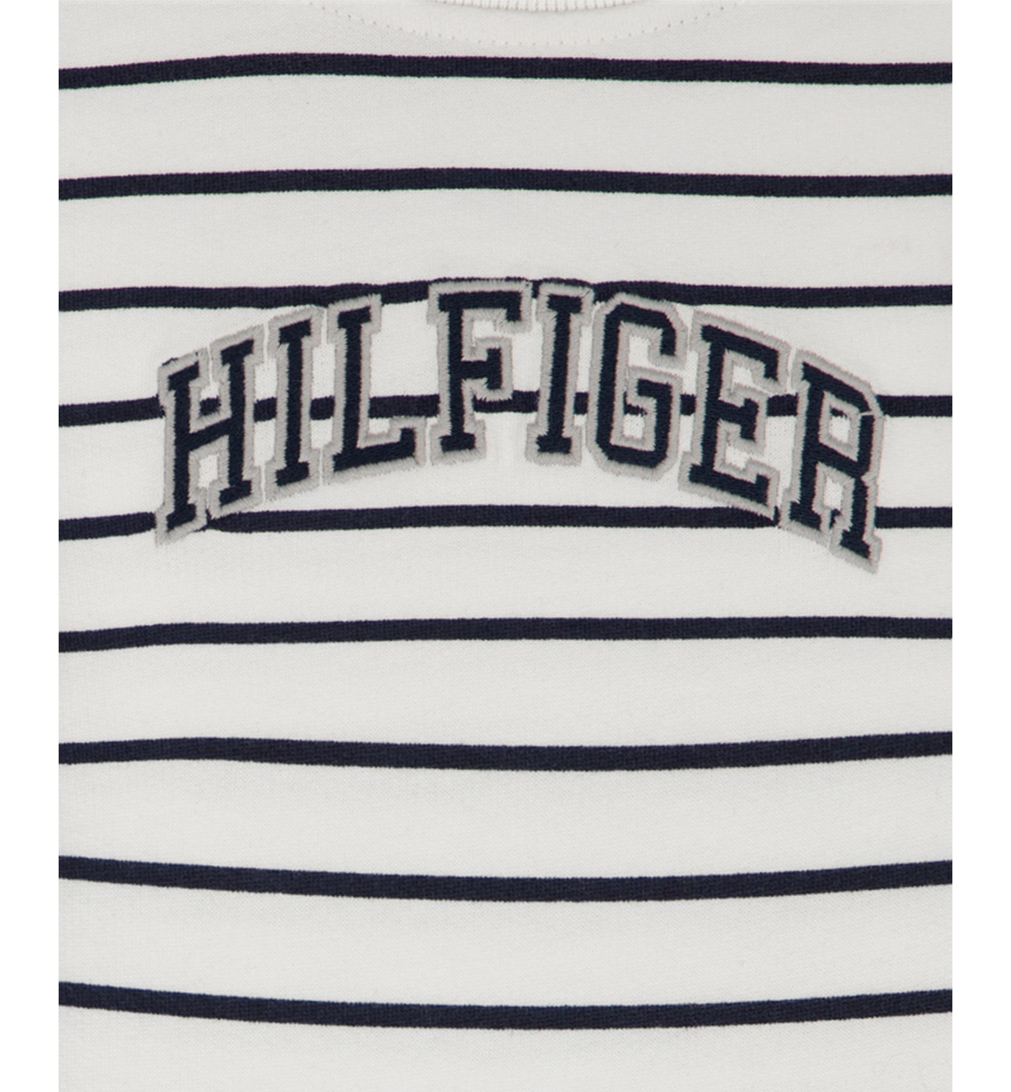 Tommy Hilfiger Baby Boys' Striped French Terry T-Shirt and Shorts, 2-Piece Set - White