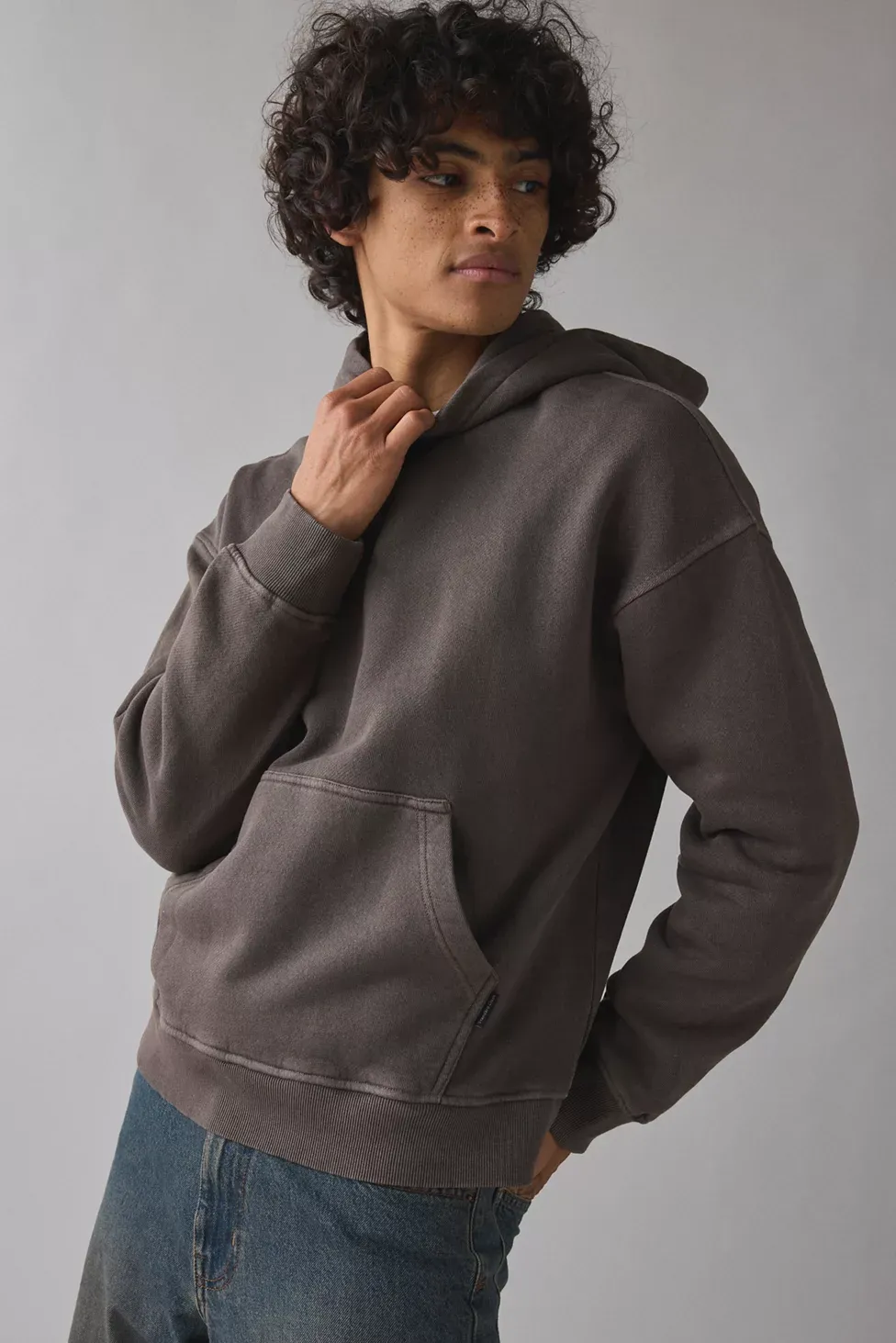 Standard Cloth Pregame Hoodie Sweatshirt - Brown Stone Wash