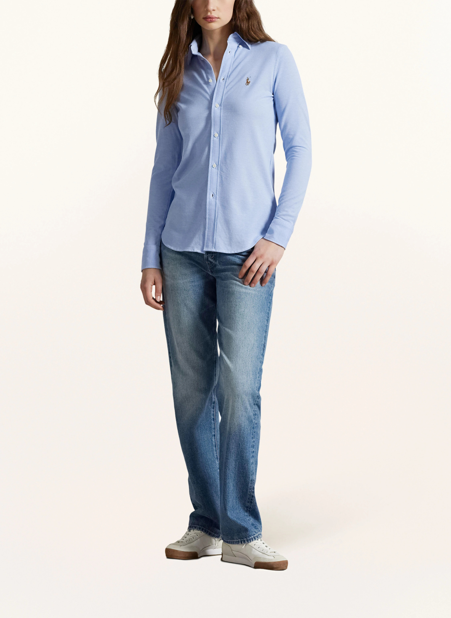 POLO RALPH LAUREN Hemdbluse – HELLBLAU