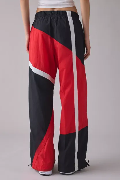 Nike Sportswear Loose Woven Open-Hem Pants - University Red/ Black/ Sail