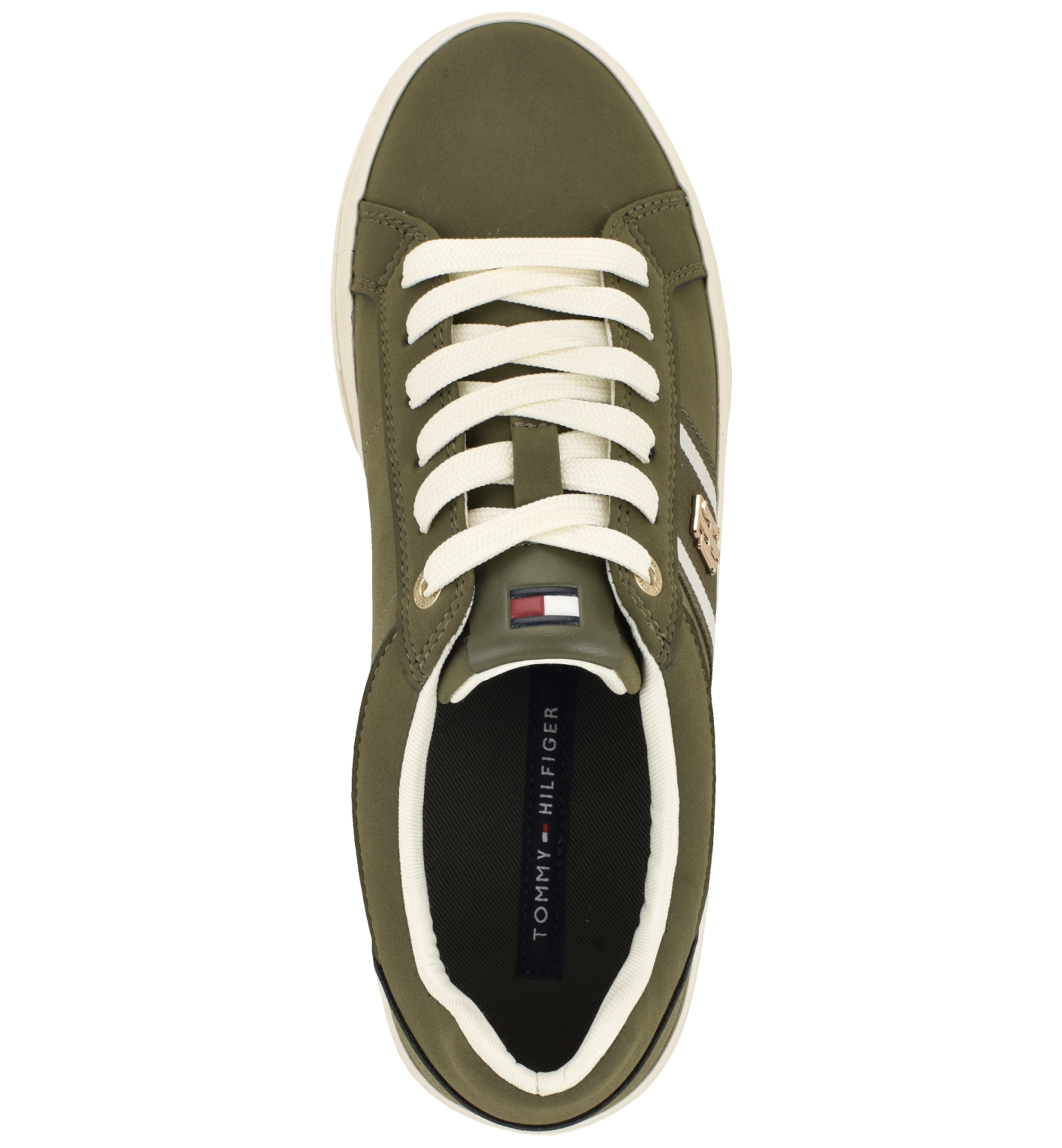 Tommy Hilfiger Women's Badria Logo Platform Sneakers - Green
