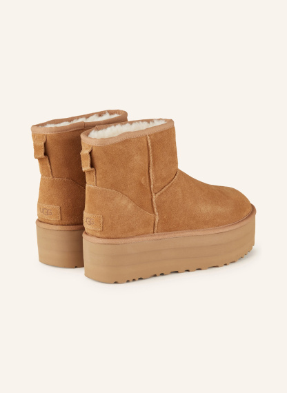 UGG Plateau-Boots CLASSIC MINI PLATFORM – CAMEL