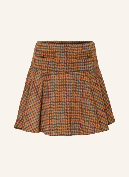 POLO RALPH LAUREN Skort – CAMEL / DUNKELROT / DUNKELGRÜN