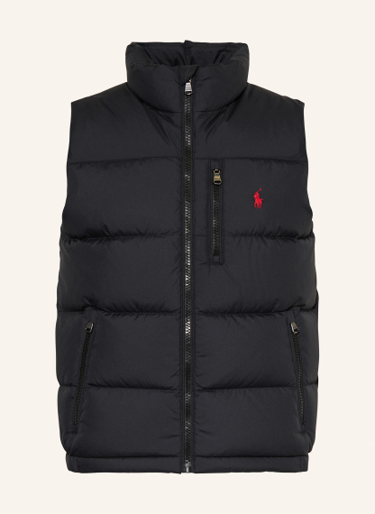 POLO RALPH LAUREN Daunenweste – SCHWARZ