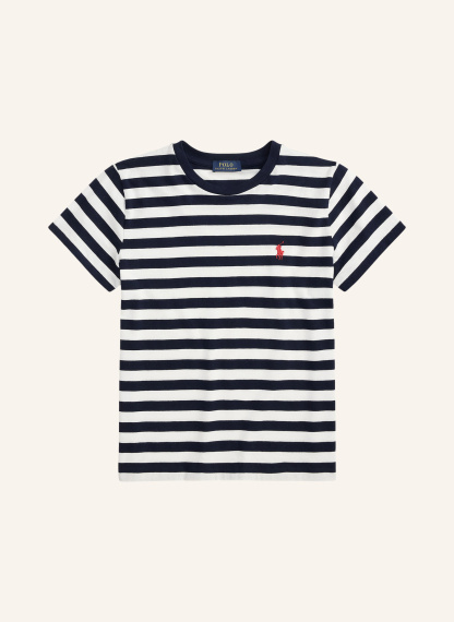 POLO RALPH LAUREN T-Shirt – DUNKELBLAU / DUNKELROT / WEISS