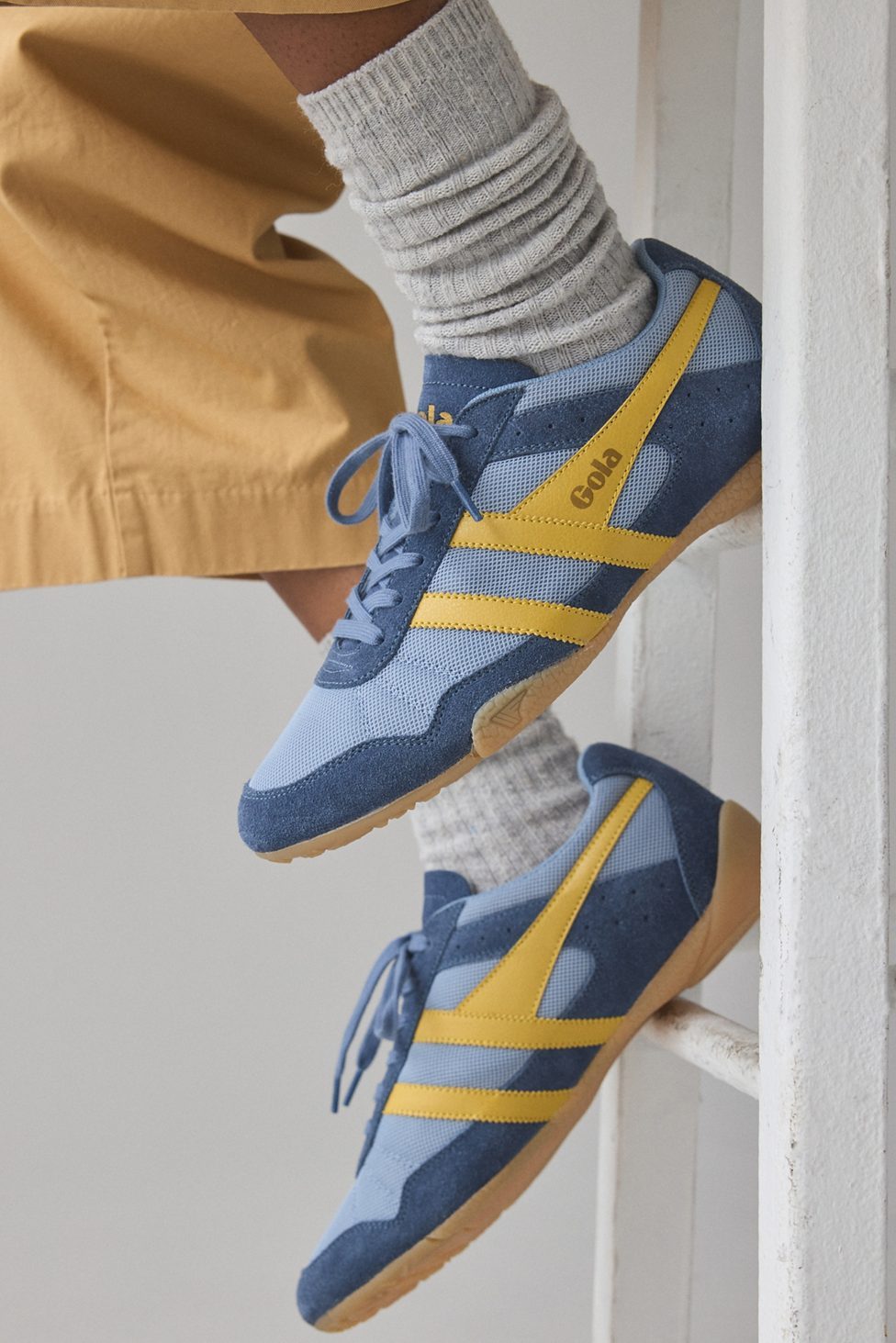 Gola Women's Cascade Sneakers - Air/Moonlight/Pollen/Gum