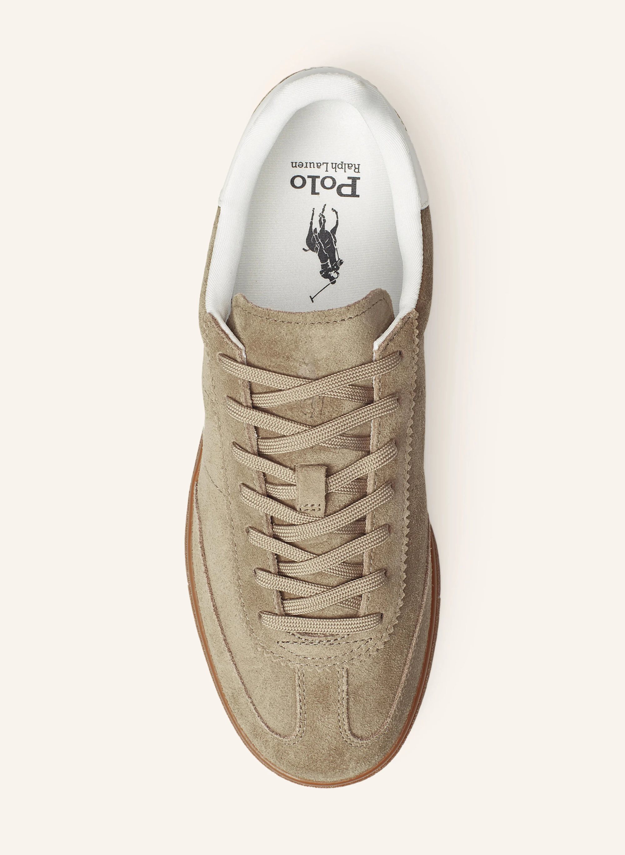 POLO RALPH LAUREN Sneaker – BEIGE / WEISS