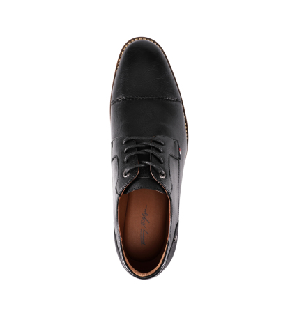Tommy Hilfiger Men's Barmi Cap Toe Lace Up Oxford Shoes - Black