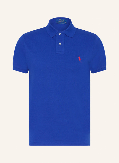 POLO RALPH LAUREN Piqué-Poloshirt Custom Slim Fit – BLAU