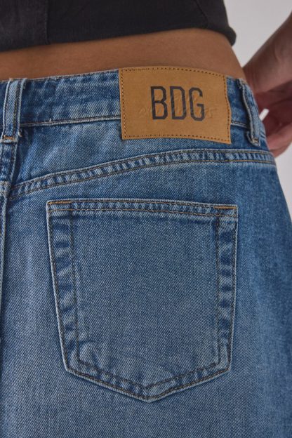BDG Onna Denim Micro Mini Skirt - Sky