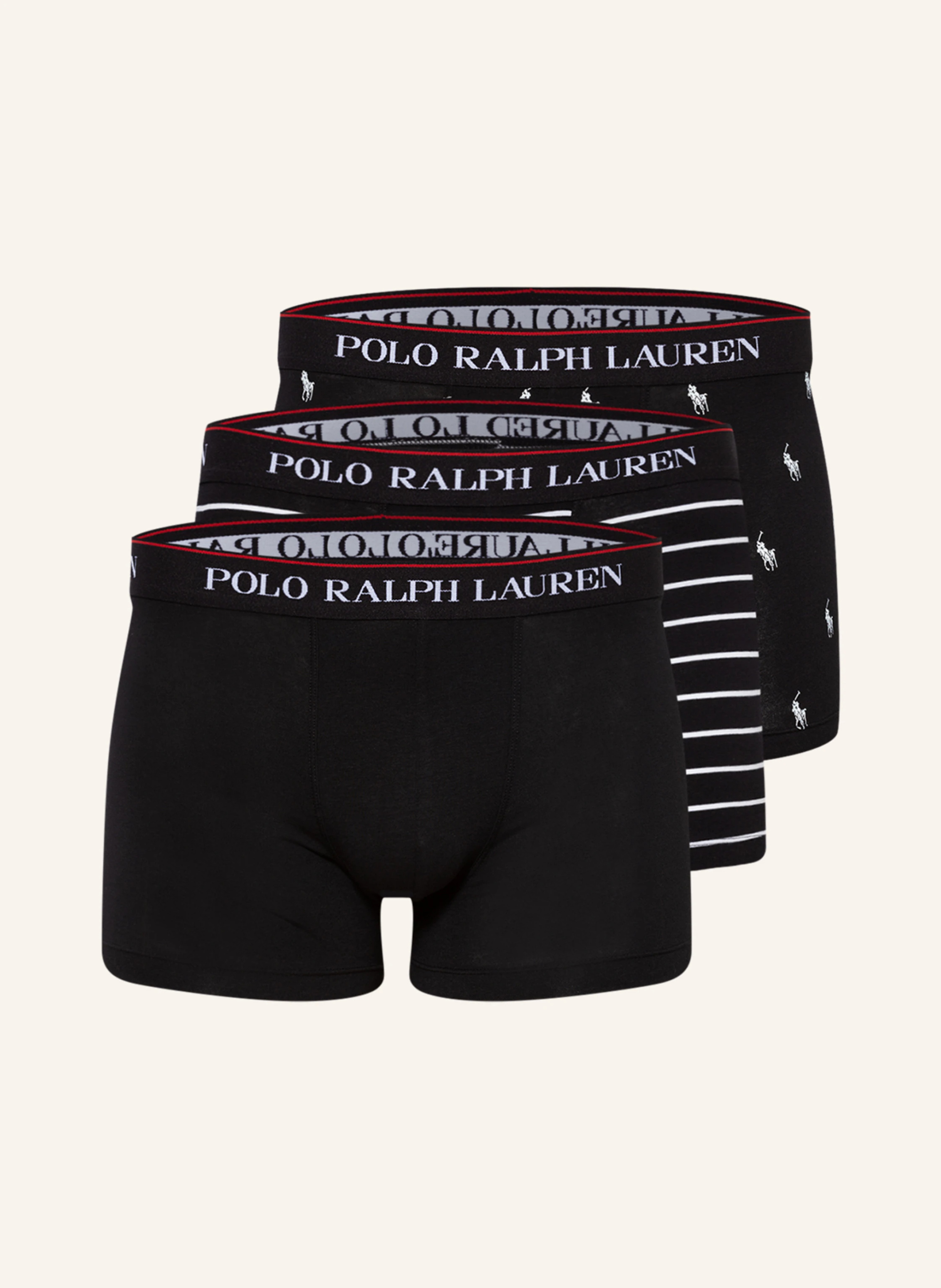 POLO RALPH LAUREN 3er-Pack Boxershorts – SCHWARZ