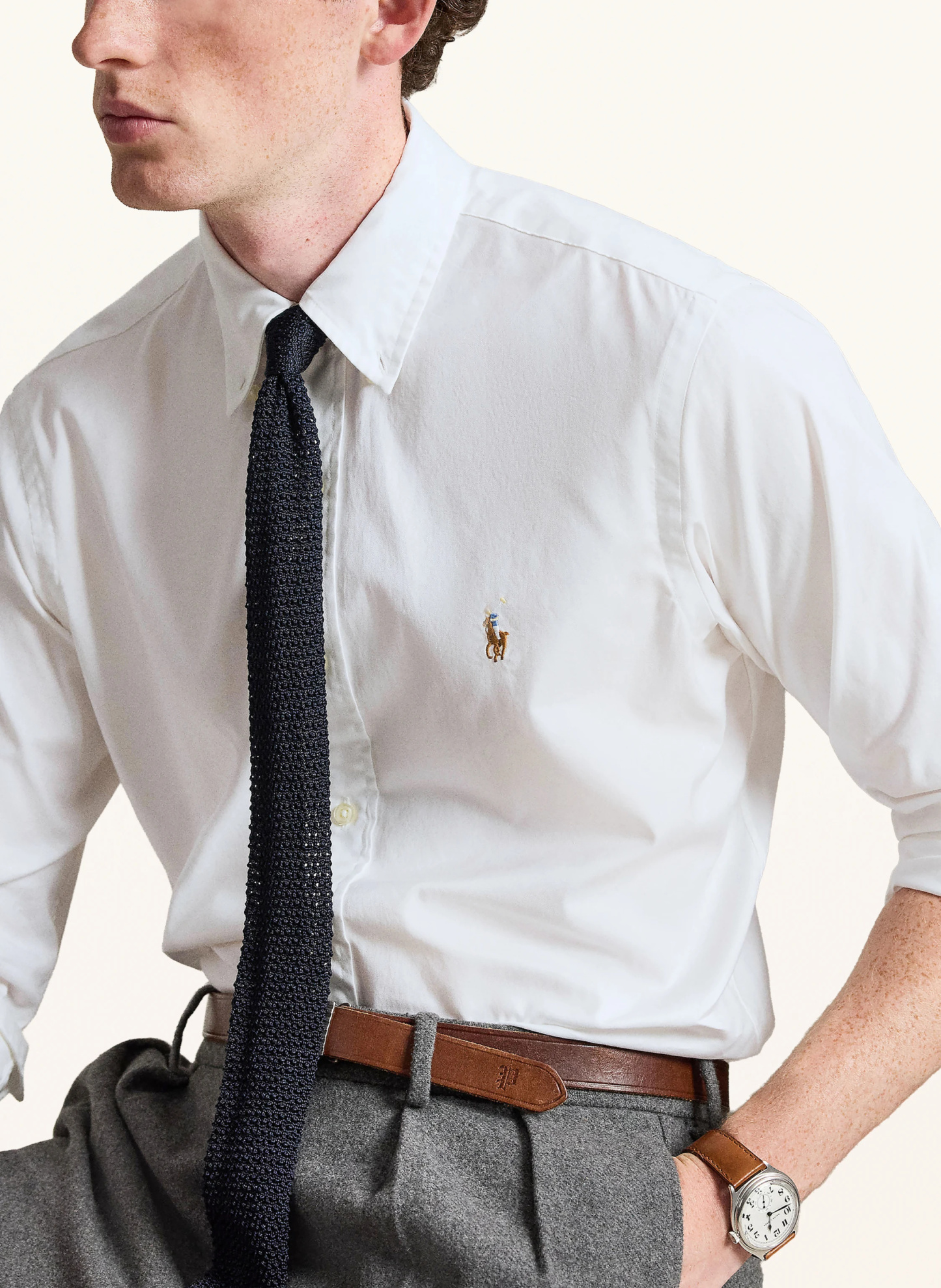 POLO RALPH LAUREN Hemd Custom Fit – WEISS