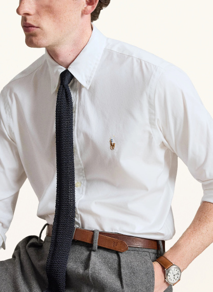 POLO RALPH LAUREN Hemd Custom Fit – WEISS