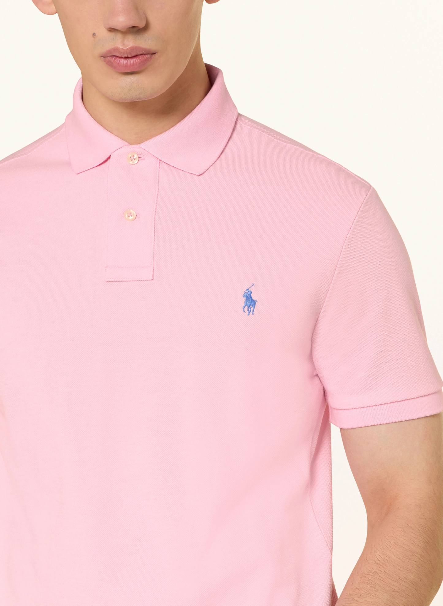 POLO RALPH LAUREN Piqué-Poloshirt Custom Slim Fit – ROSA