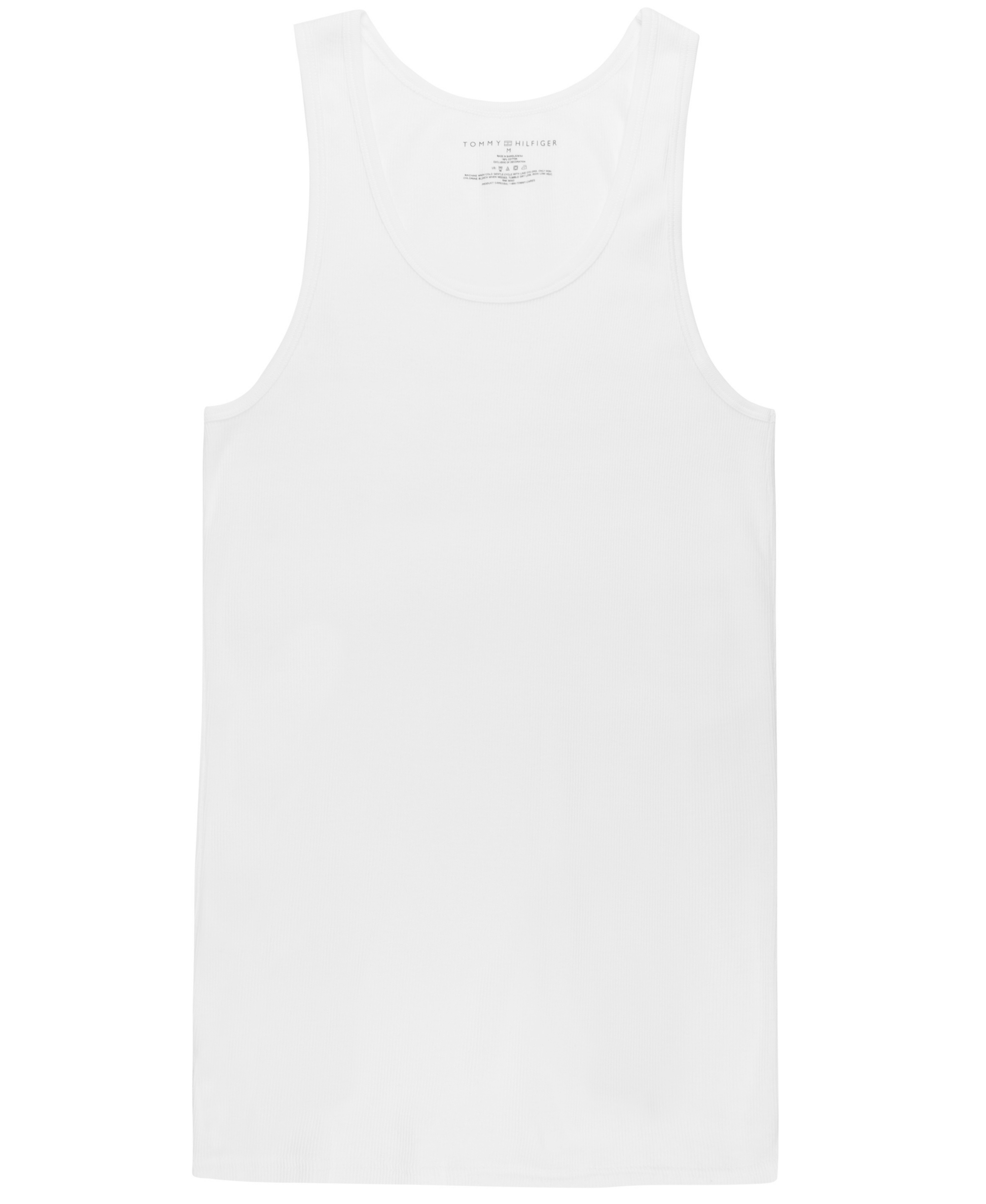 Tommy Hilfiger Men's 3-Pack Cotton Classics Tank Tops - White