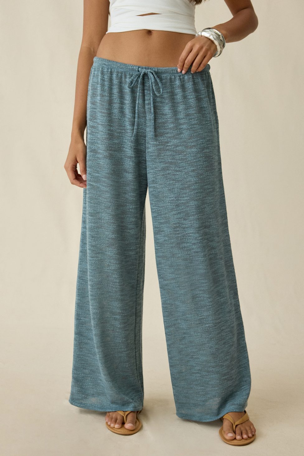 Out From Under Bella Semi-Sheer Swit Beach Pants - Deep Teal