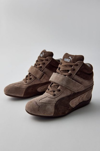 Puma Women's Speedcat Wedge Sneakers - Totally Taupe-Chocolate