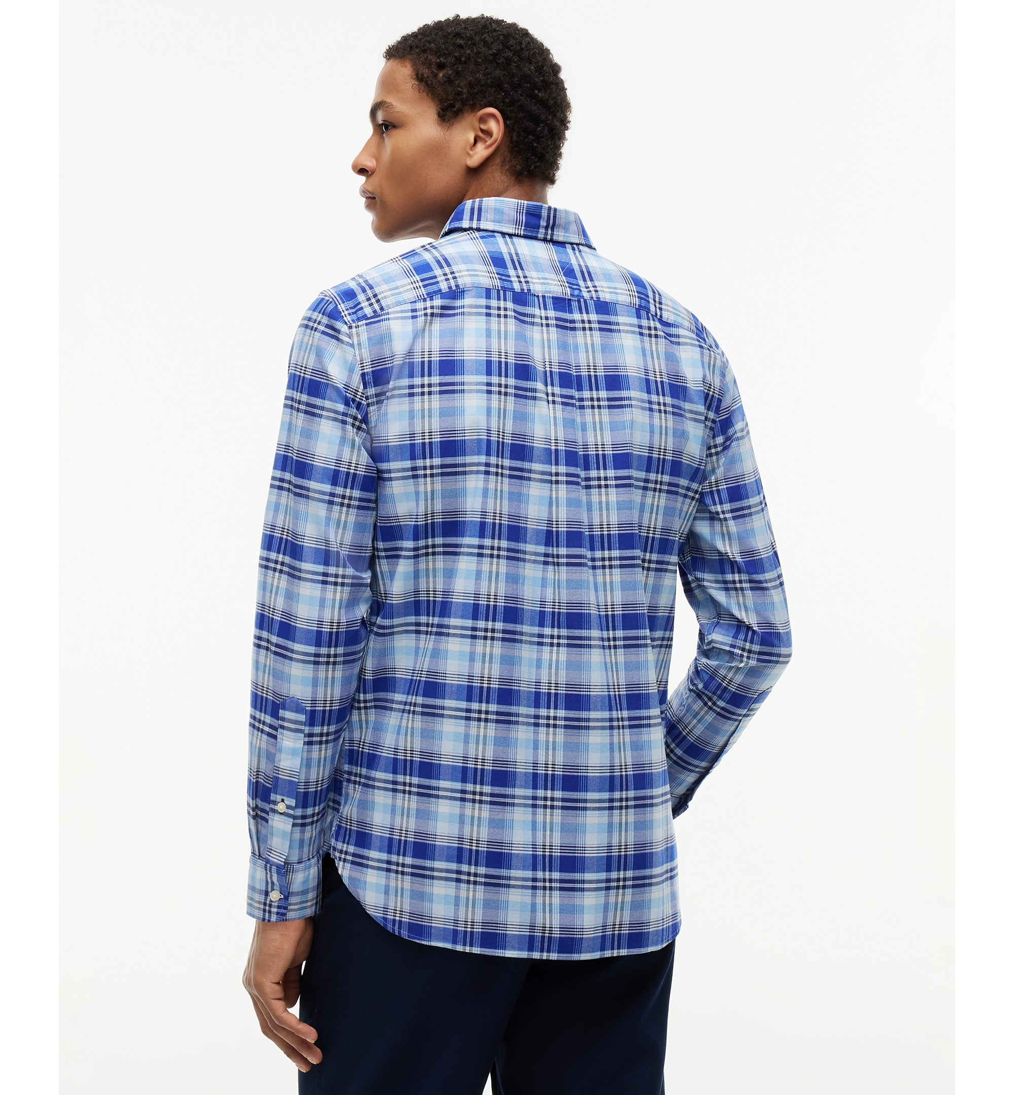 Tommy Hilfiger Men's Oxford Multi-Check Shirt - Wedge Blue / Check