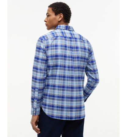 Tommy Hilfiger Men's Oxford Multi-Check Shirt - Wedge Blue / Check
