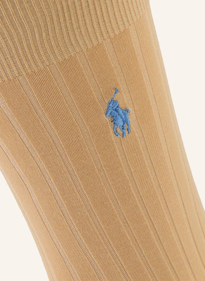 POLO RALPH LAUREN 3er-Pack Strümpfe – ROSA / BEIGE / BLAUGRAU
