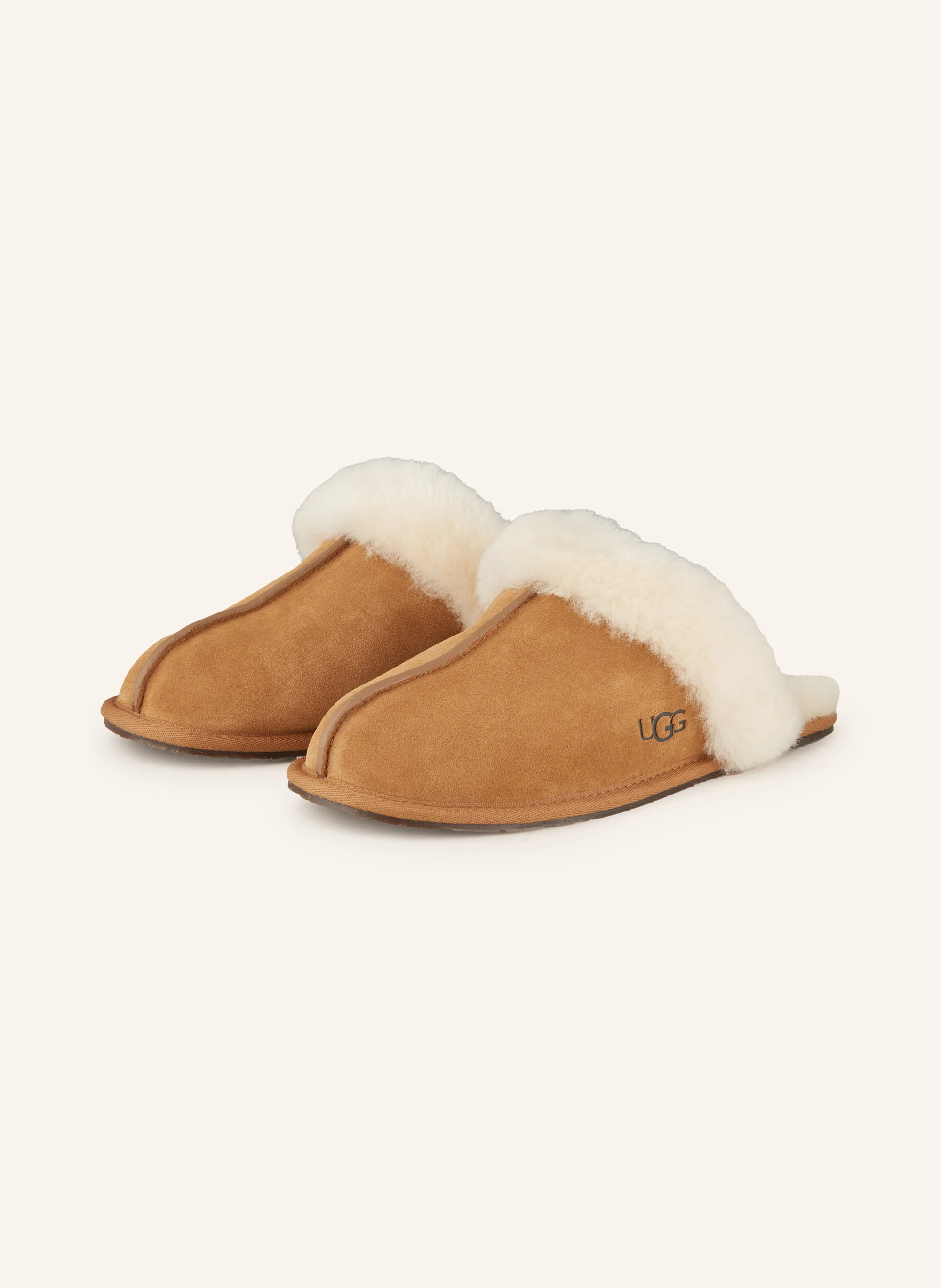 UGG Hausschuhe SCUFFETTE II – COGNAC / ECRU
