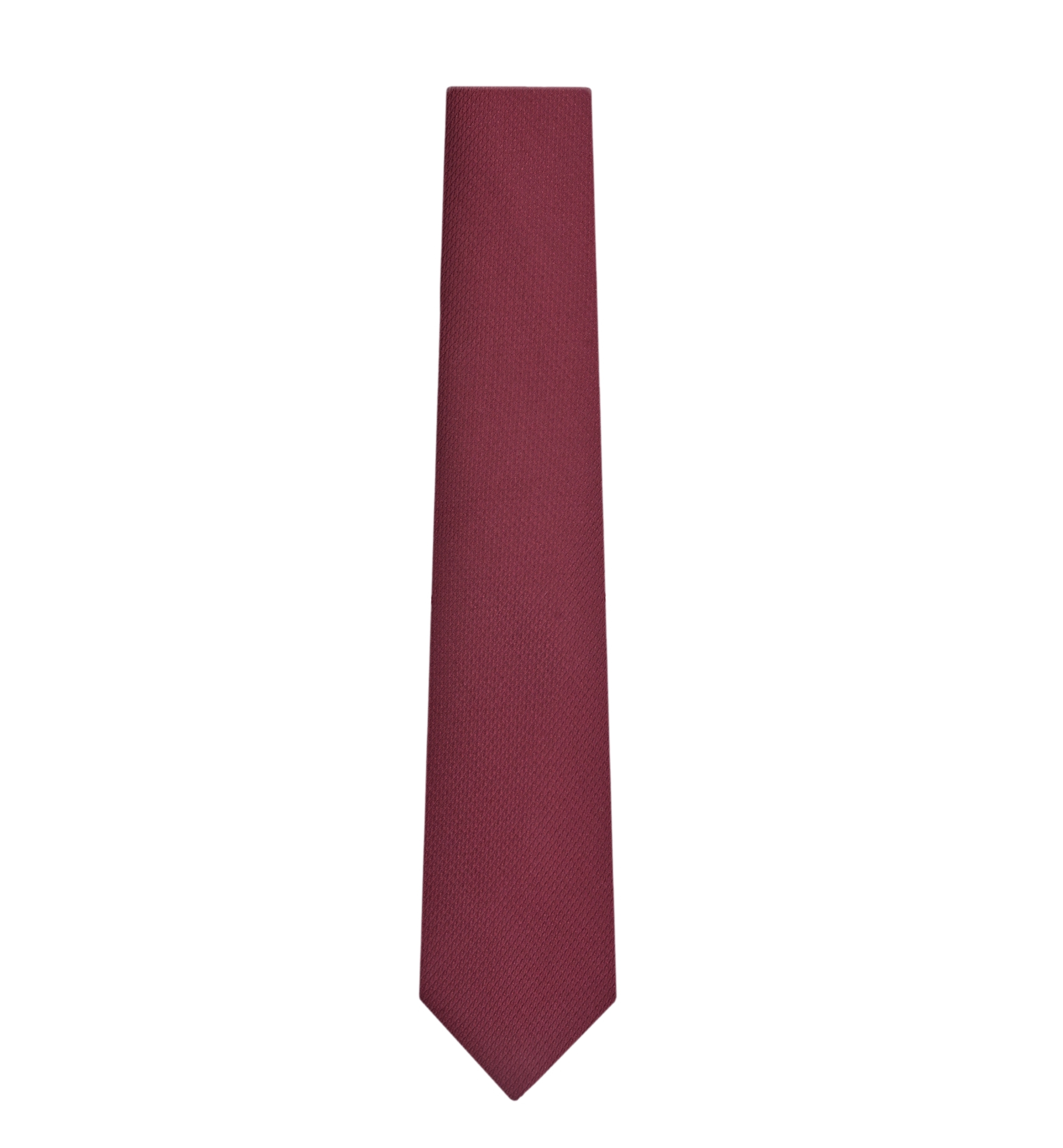 Tommy Hilfiger Men's Rope Solid Classic Tie - Burgundy