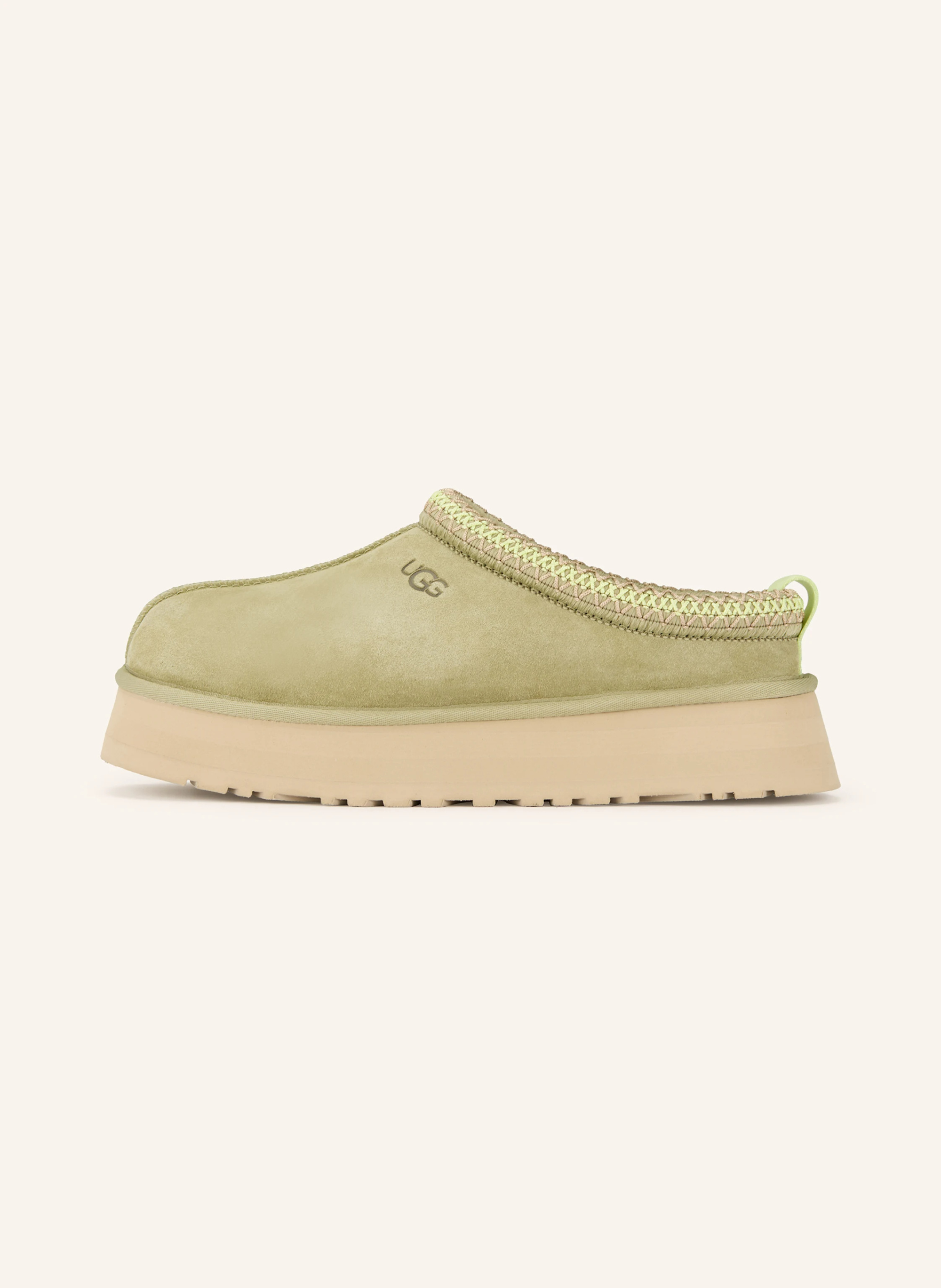 UGG Plateau-Pantoletten TAZZ – HELLGRÜN
