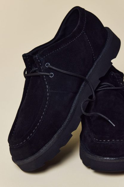 Clarks Men's Meare Walla Suede Shoes - Black Suede