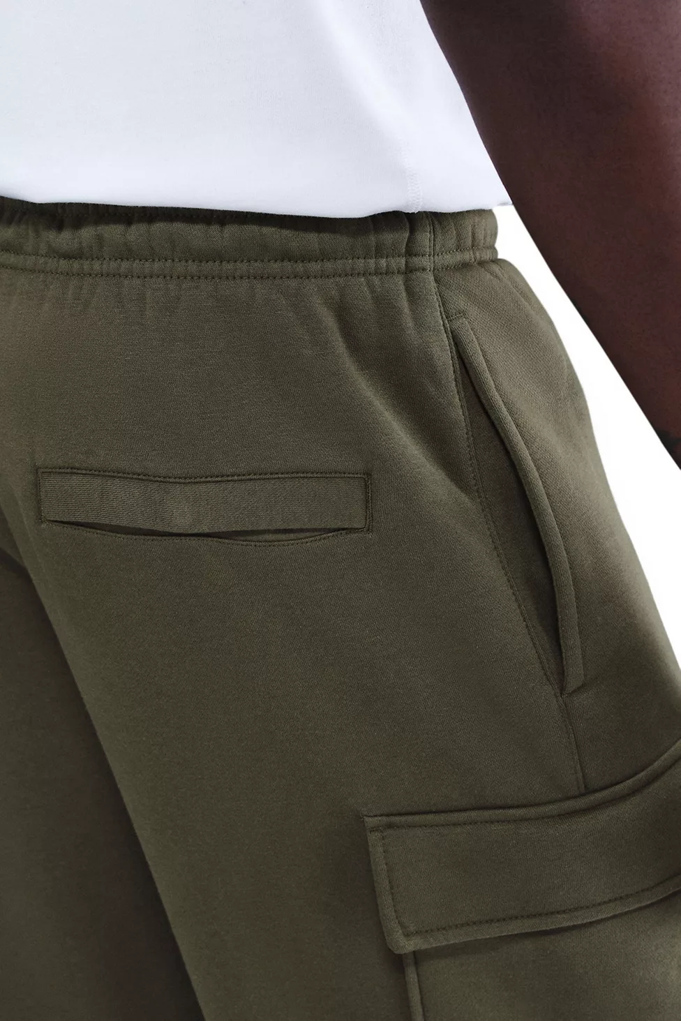 Nike Club Fleece Cargo Shorts - Olive