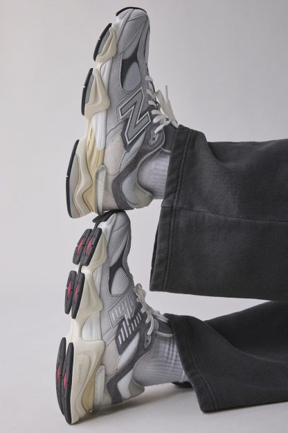 New Balance 9060 Sneakers - Rain Cloud with Castlerock and White