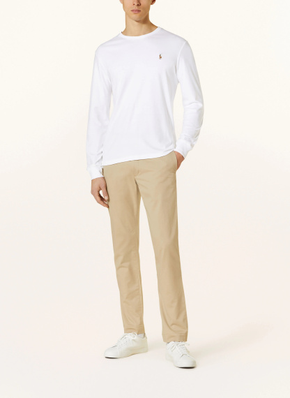 POLO RALPH LAUREN Longsleeve – WEISS