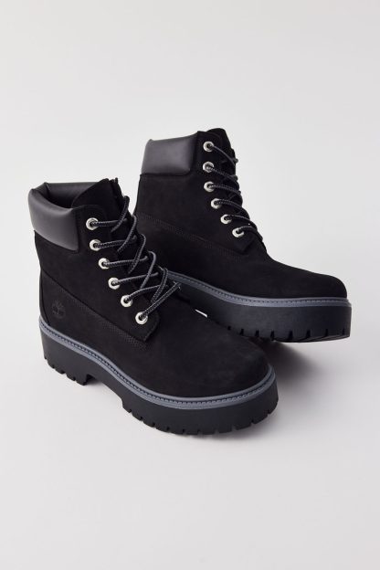Timberland Women's Stone Street 6-Inch Platform Waterproof Boots - Black