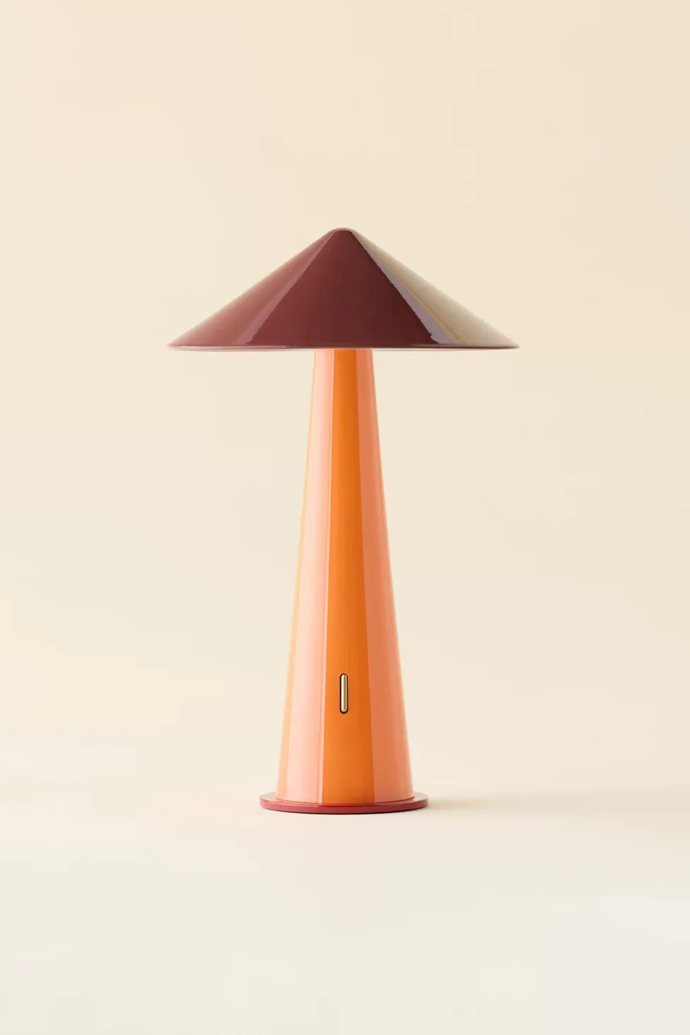 Tipsy Ombré Portable LED Table Lamp - Rustic Red/Orange