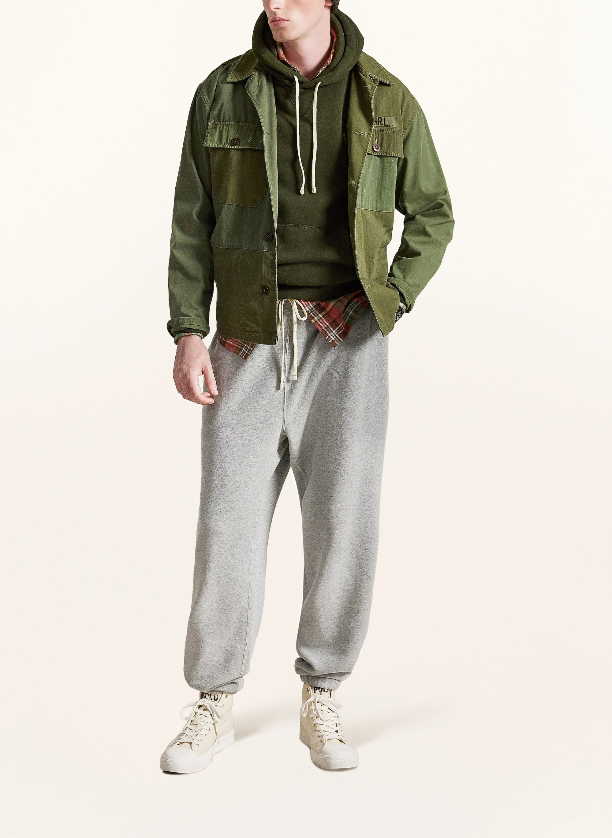 POLO RALPH LAUREN Hoodie – OLIV