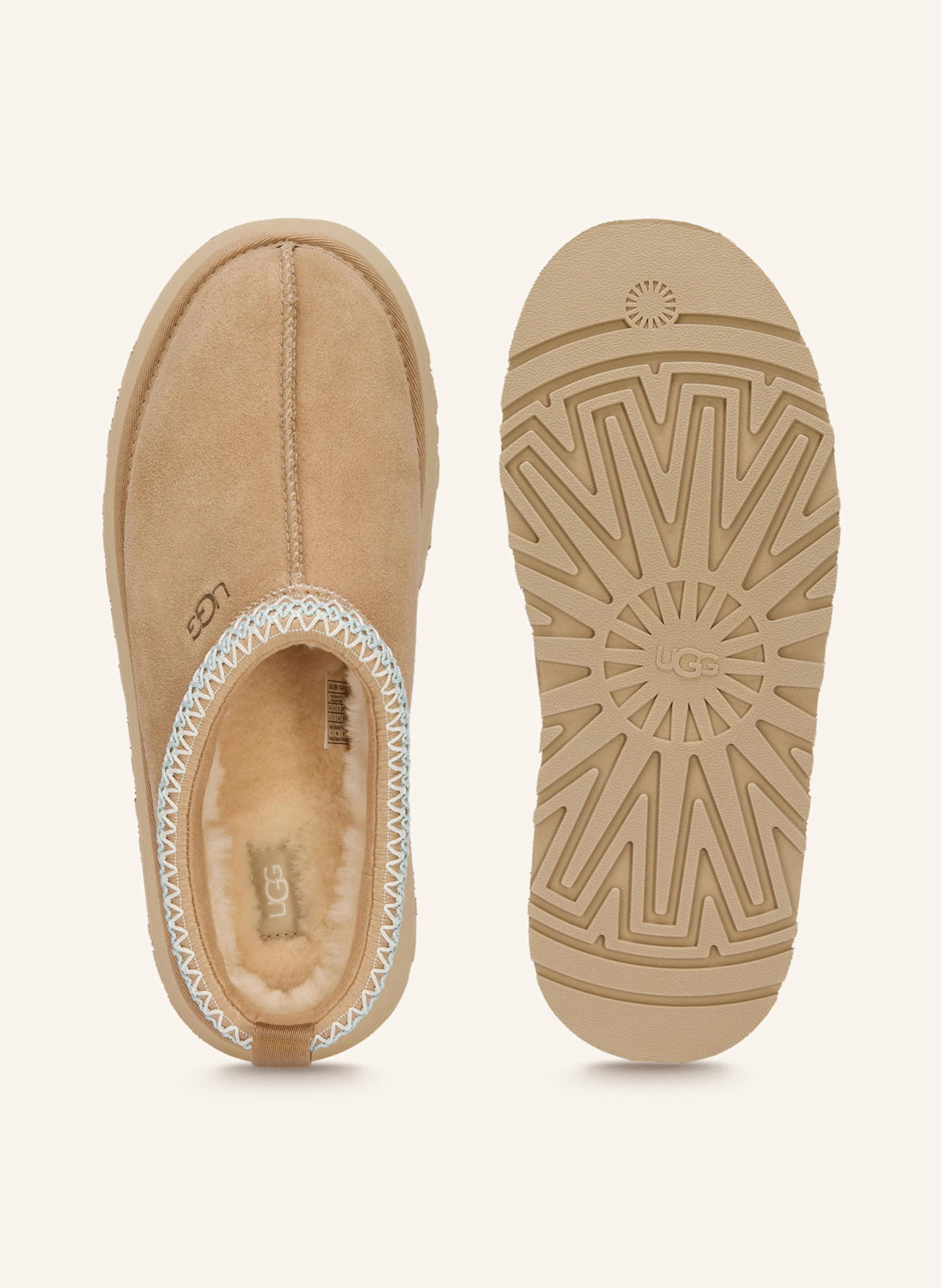 UGG Plateau-Pantoletten TAZZ – CAMEL