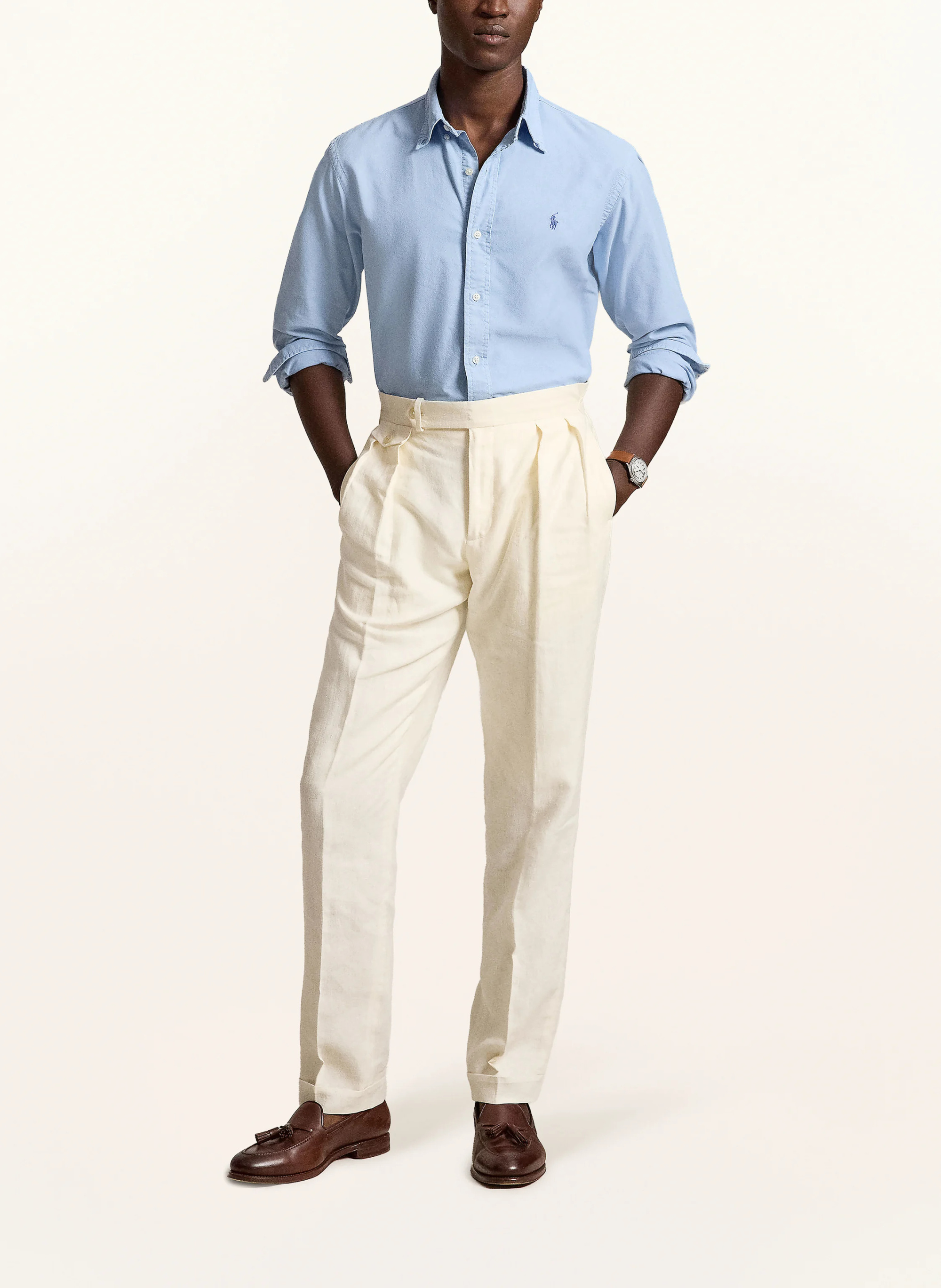 POLO RALPH LAUREN Oxfordhemd Custom Fit – HELLBLAU (2)