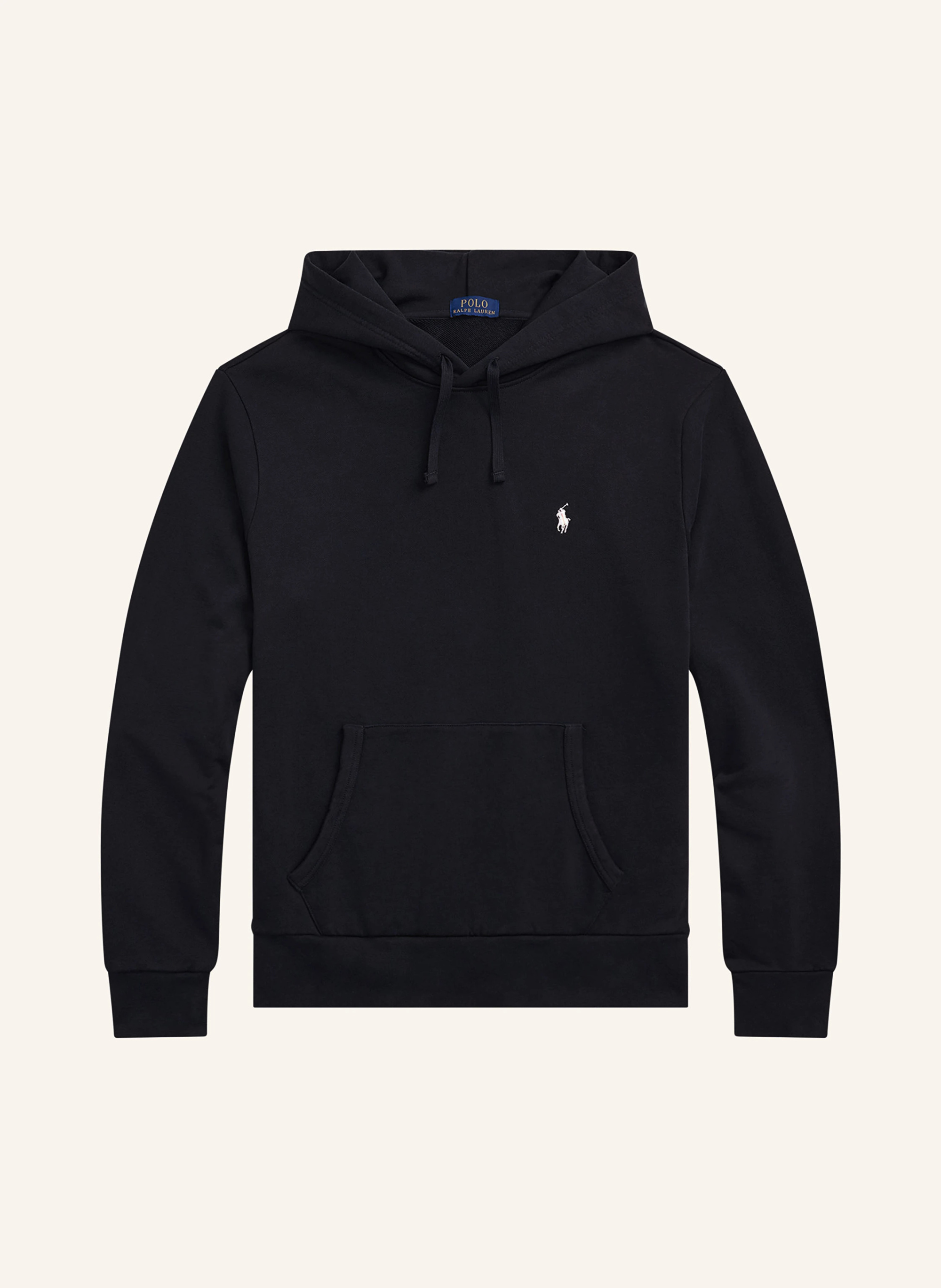 POLO RALPH LAUREN Hoodie – SCHWARZ / CREME