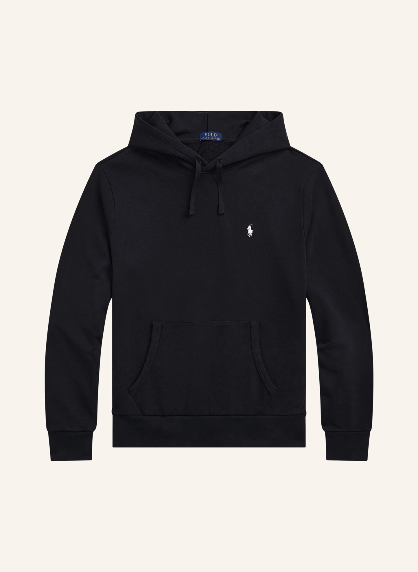 POLO RALPH LAUREN Hoodie – SCHWARZ / CREME