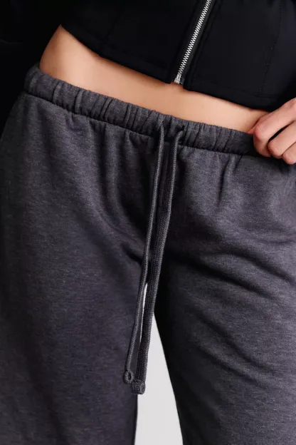 Out From Under Spring Breaker Slouch Capri Pants - Dark Grey