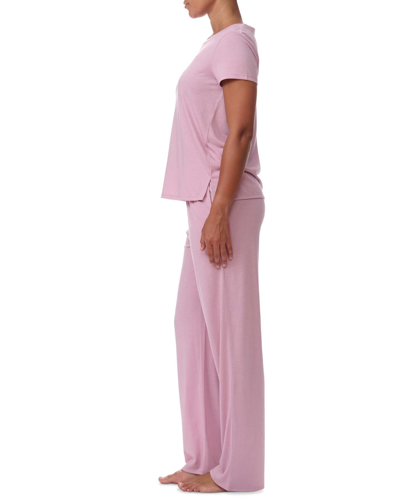 Tommy Hilfiger Women's Short-Sleeve Crewneck Sleep Tee - Breezy Orchid