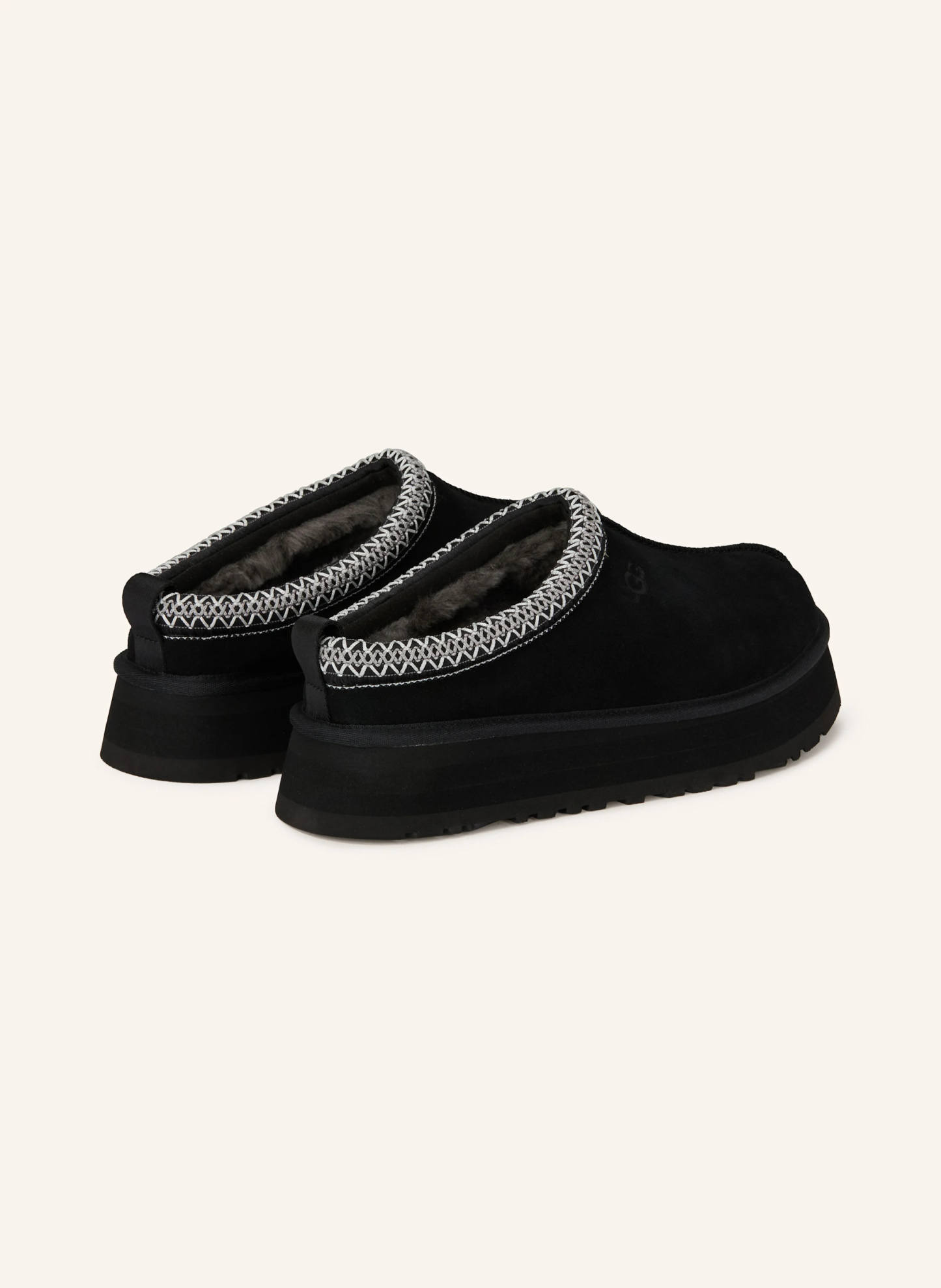 UGG Plateau-Pantoletten TAZZ – SCHWARZ
