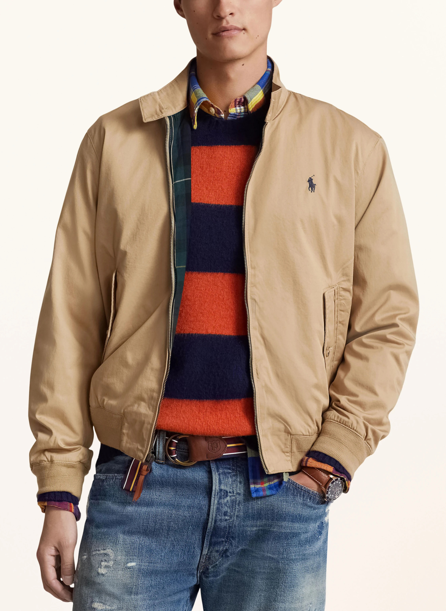 POLO RALPH LAUREN Blouson – CAMEL
